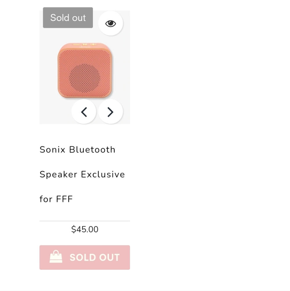 Sonix Bluetooth Speaker Brand New In Box